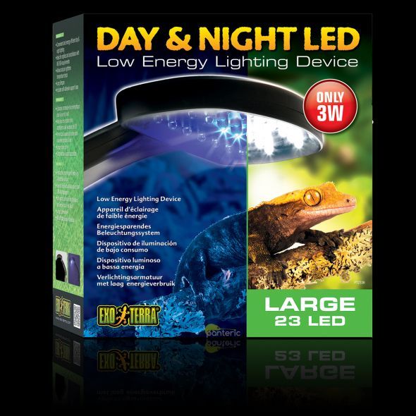 Светильник для террариума светодиодный сенсорный день-ночь Exo-Terra Day & Night 23 LED, Large