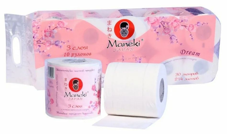 Maneki бумага туалетная Dream с легким ароматом Сакуры 3 слоя 10 рулонов. Бумага туалетная белая 3-сл. Maneki Dream 30м,1/10. Туалетная бумага Veltie Pure & Soft White трехслойная. Манеки бумага туалетная 214л,30м.