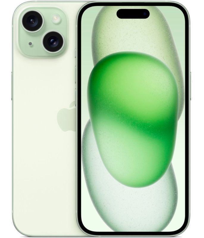 AppleСмартфонТелефонAppleiPhone15128GbGreenGlobal6/128ГБ,зеленый