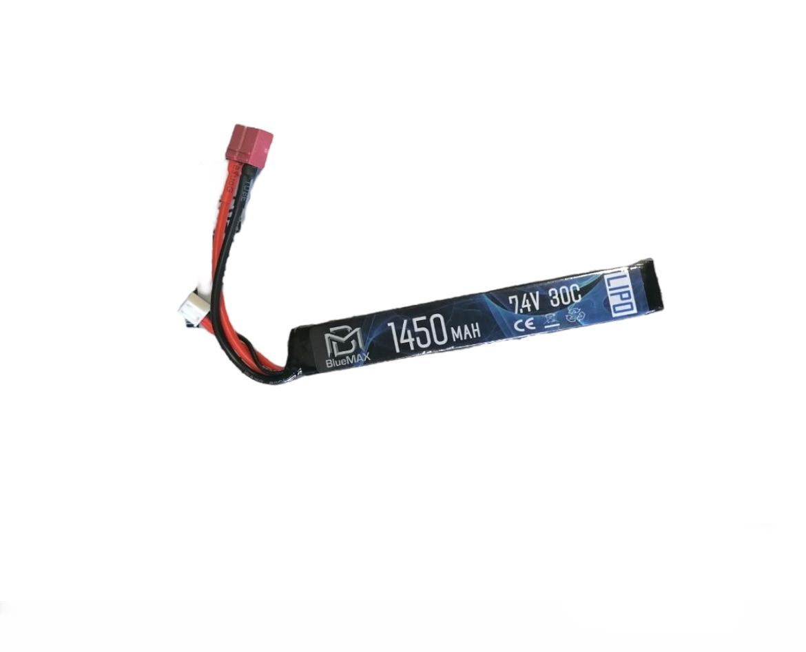 АккумуляторBlueMAXLi-Po7.4V1450mah30C,115x20x16,5мм(стик)