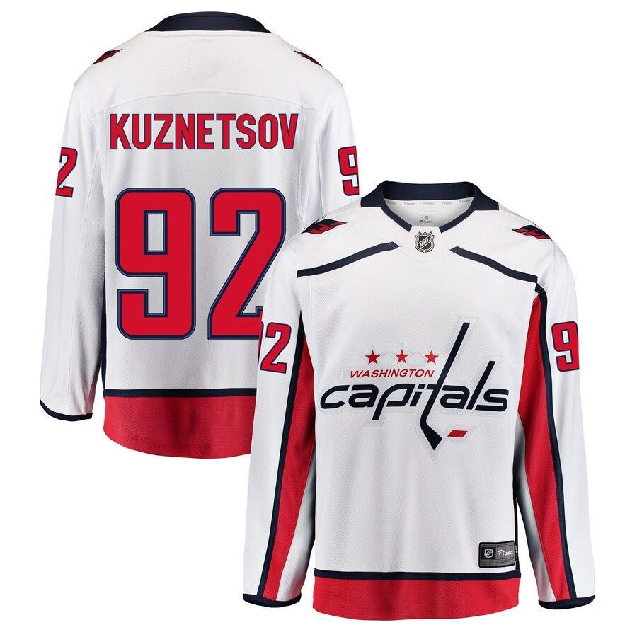 Хоккейные джерси Washington Capitals #92 Евгений Кузнецов NHL Jersey