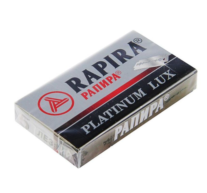 RAPIRA Лезвия двухсторонние Platinum Lux, 5 шт, 100 упаковок