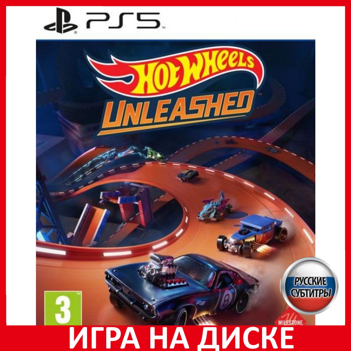 Игра Hot Wheels Unleashed (PlayStation 5, Русские субтитры)