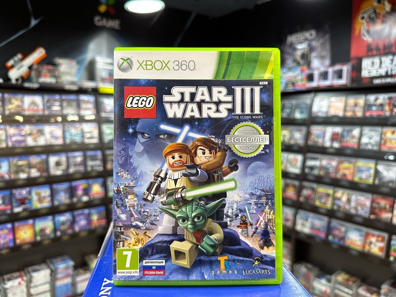 Игра Lego: Star Wars III The Clone Wars (Xbox 360) (Box)