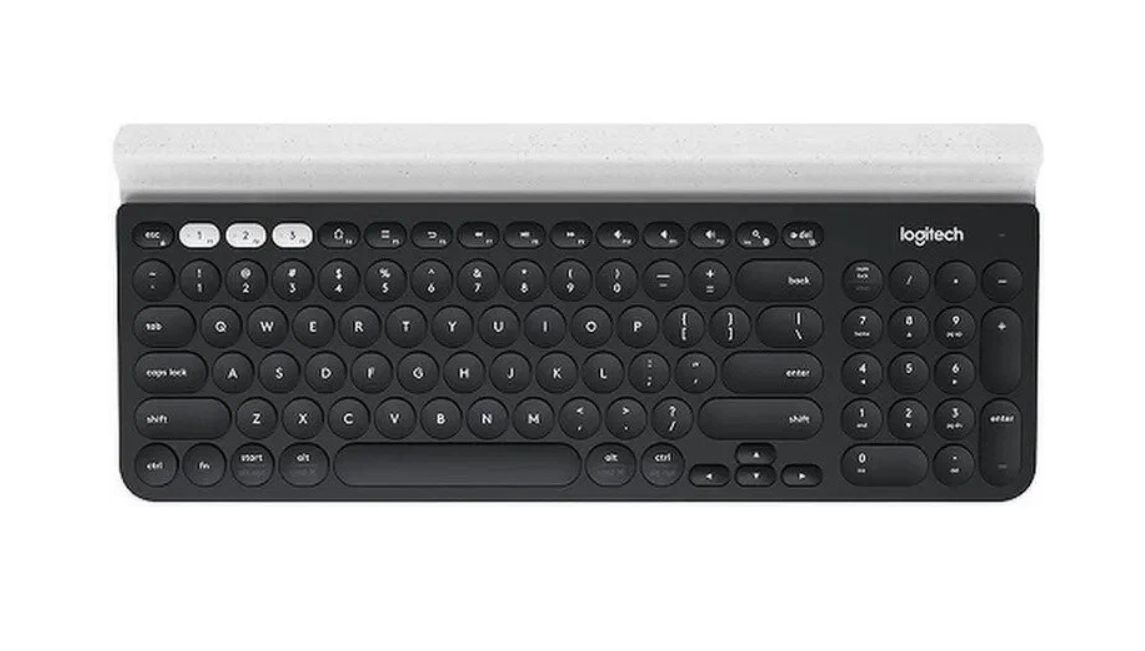 КлавиатураLogitechK780беспроводнаяEUанглийскаяраскладка,черный