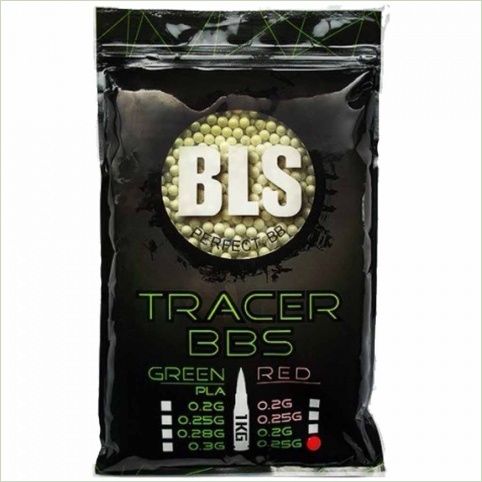 Шары BLS 0,25 Tracer Green 1кг (4000шт.) страйкбол (airsoft)