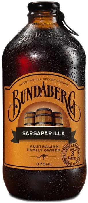 ЛимонадBundaberg,Сарсапарилла(Rootbeer,рутбир)375млх2шт