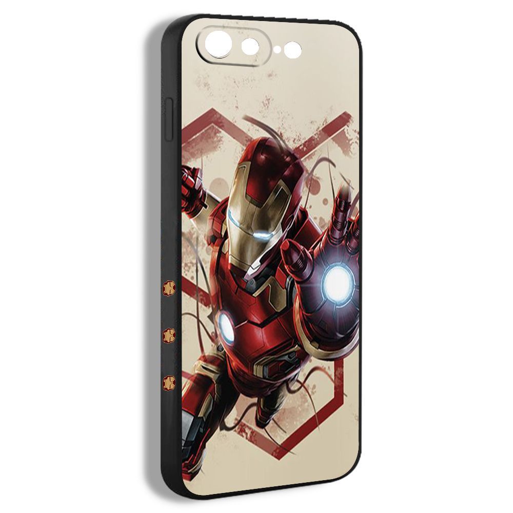 чехол для смартфона Подходит для iPhone 8 Plus Marvel Мстители Фильмы  Железный человек FPF01 - купить с доставкой по выгодным ценам в  интернет-магазине OZON (1246385379)