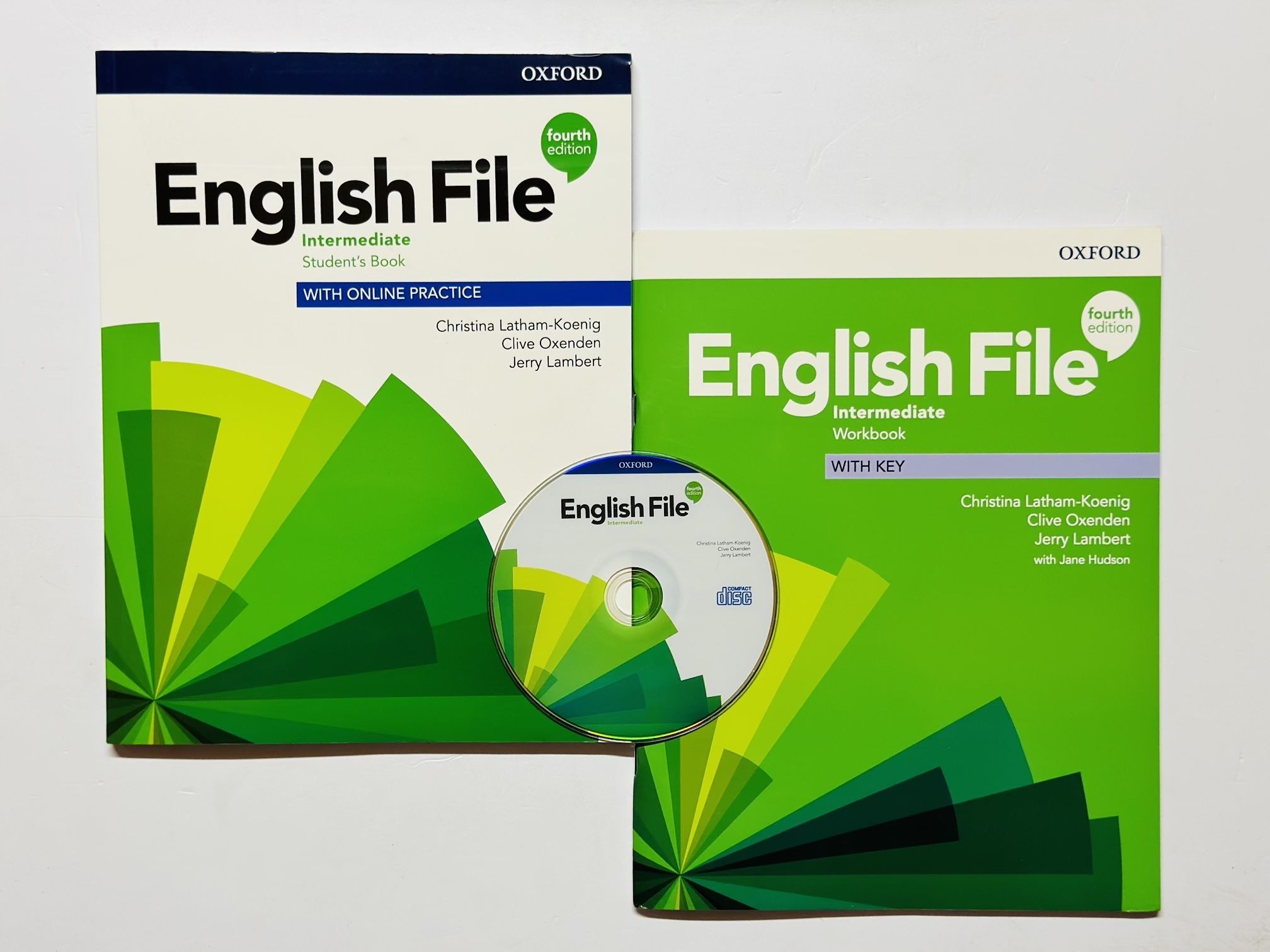 English File Intermediate 4th Fourth edition Комплект Student's Book + Workbook + CD