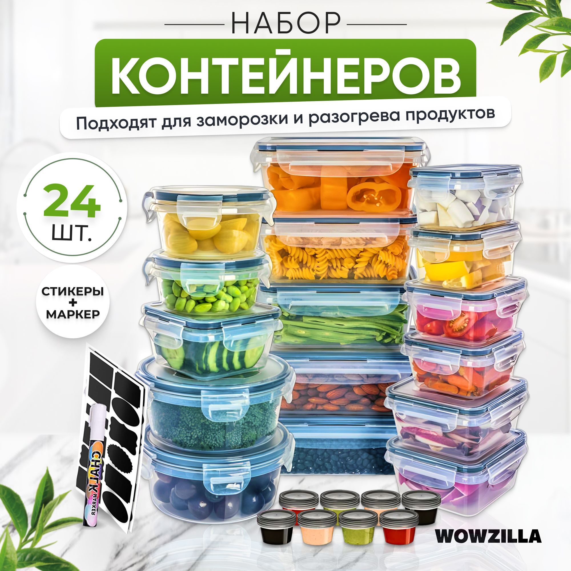Пищевые контейнеры с крышкой купить на OZON по низкой цене