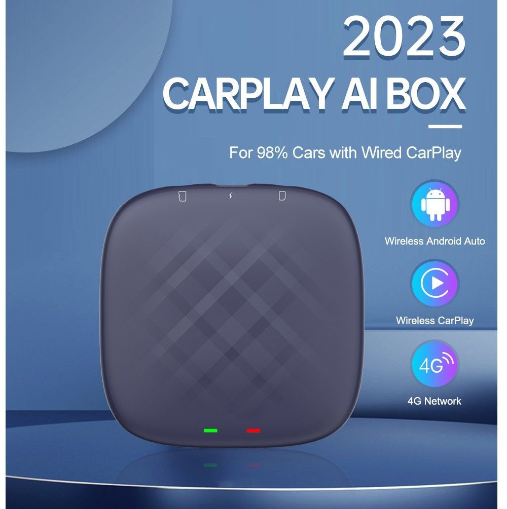 Carplay Ai Box Android Plus Android 13 4 + 64 Гб QCM6125 8-ядерный  беспроводной TV Авто 4G LTE YouTube Netflix - купить в интернет-магазине  OZON с доставкой по России (1253021451)