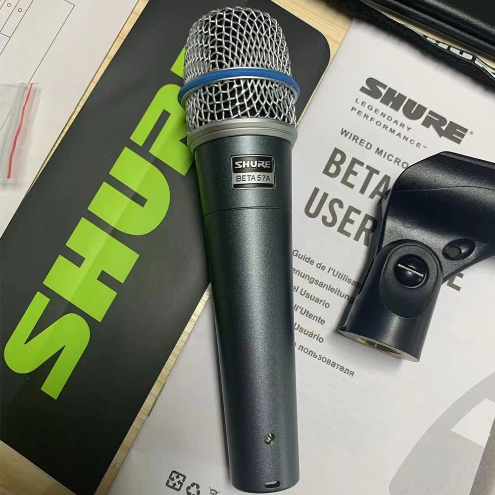 Shure Микрофон инструментальный BETA57A, серый металлик