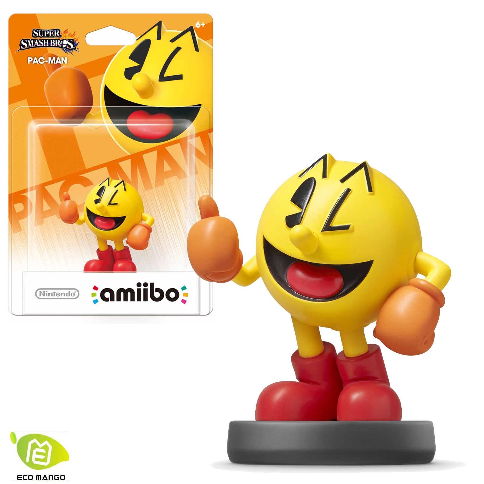 Фигурка Nintendo Amiibo PAC-MAN, сериалы Super Smash Bros - купить с  доставкой по выгодным ценам в интернет-магазине OZON (1284382222)