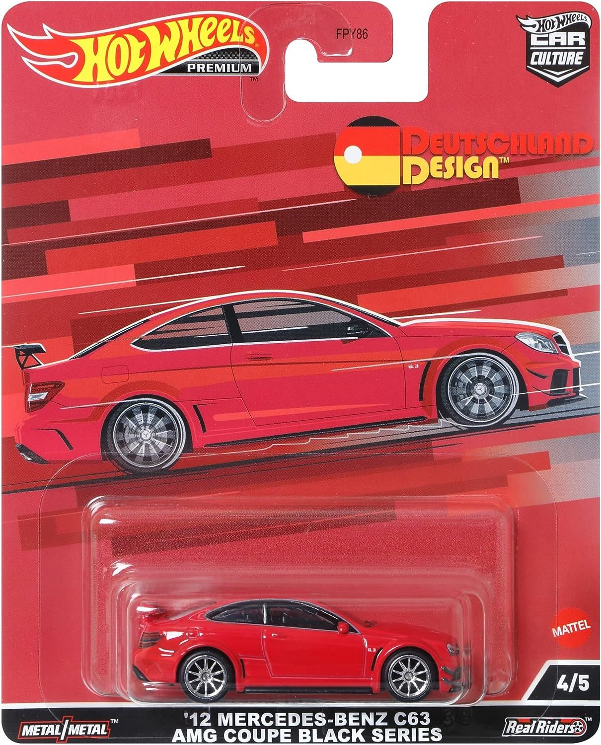 Машинка Hot Wheels Premium Car Culture 12 Mercedes-Benz C63 AMG Coupe Black  Series / Хот Вилс Премиум - купить с доставкой по выгодным ценам в  интернет-магазине OZON (1300316886)