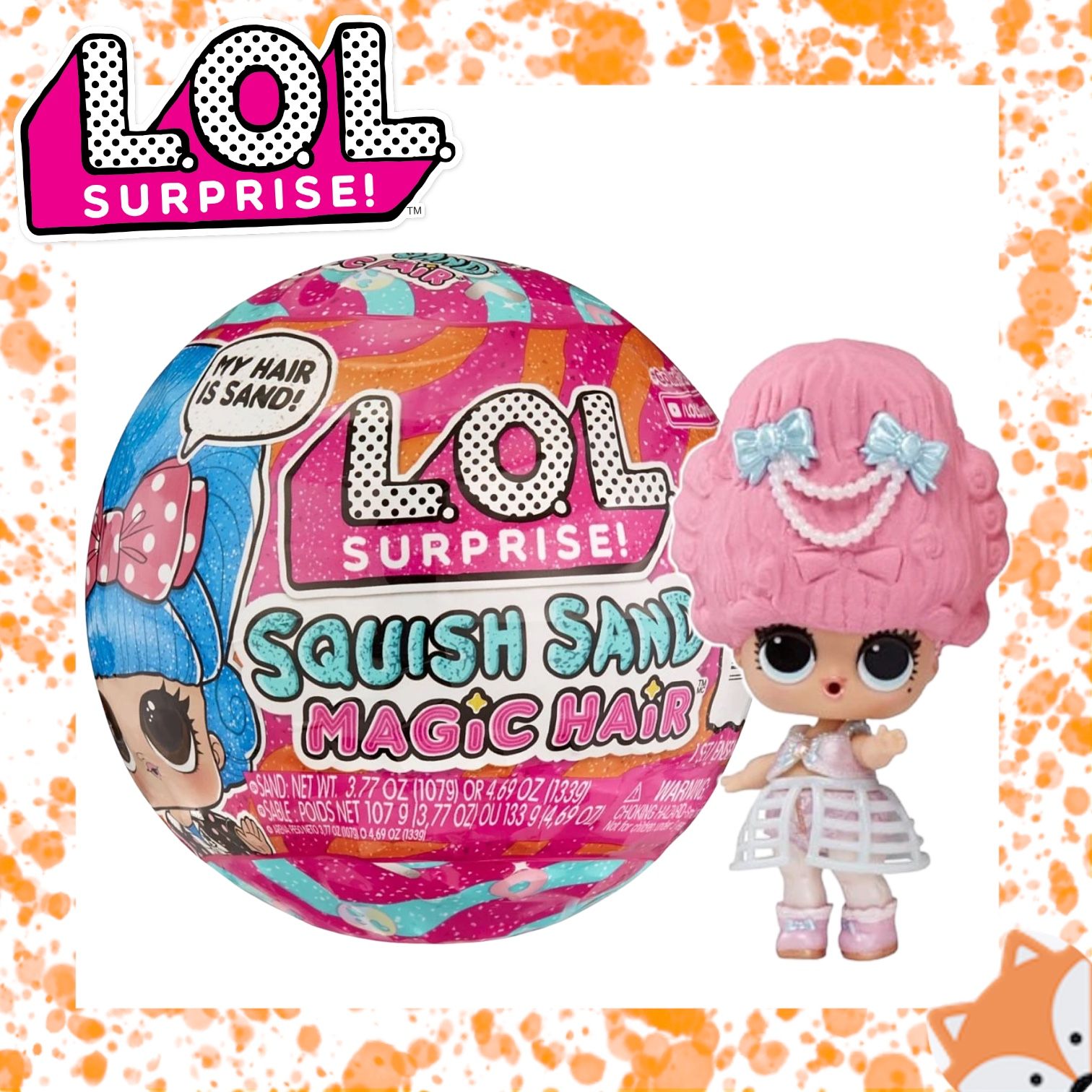 LOL Surprise Squish Sand Magic Hair dolls 