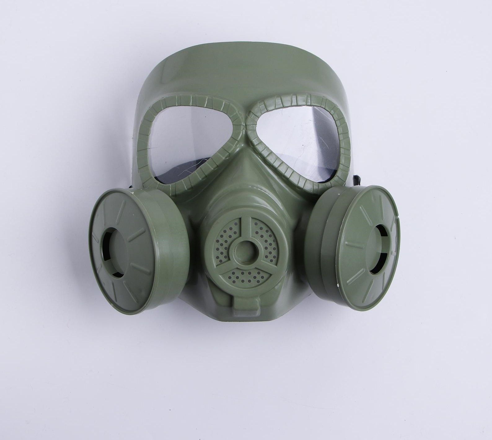 Карнавальная маска Противогаз, цвет зелёный