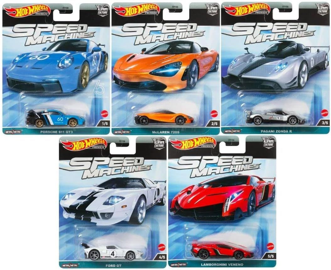 Коллекционные Premium машинки Hot Wheels серии Car Culture: Speed Machines  (5 машинок, коллекция 2023) - купить с доставкой по выгодным ценам в  интернет-магазине OZON (1302391642)