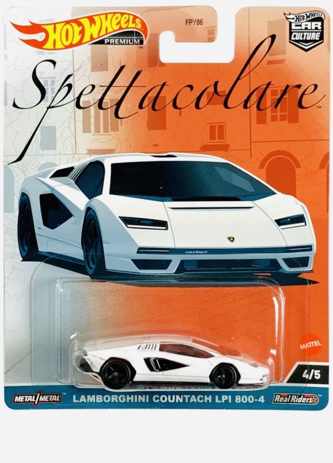 Машинка Hot Wheels Premium Car Culture Spettacolare Lamborghini Countach  LPI 800-4 / Хот Вилс Премиум - купить с доставкой по выгодным ценам в  интернет-магазине OZON (1304065030)