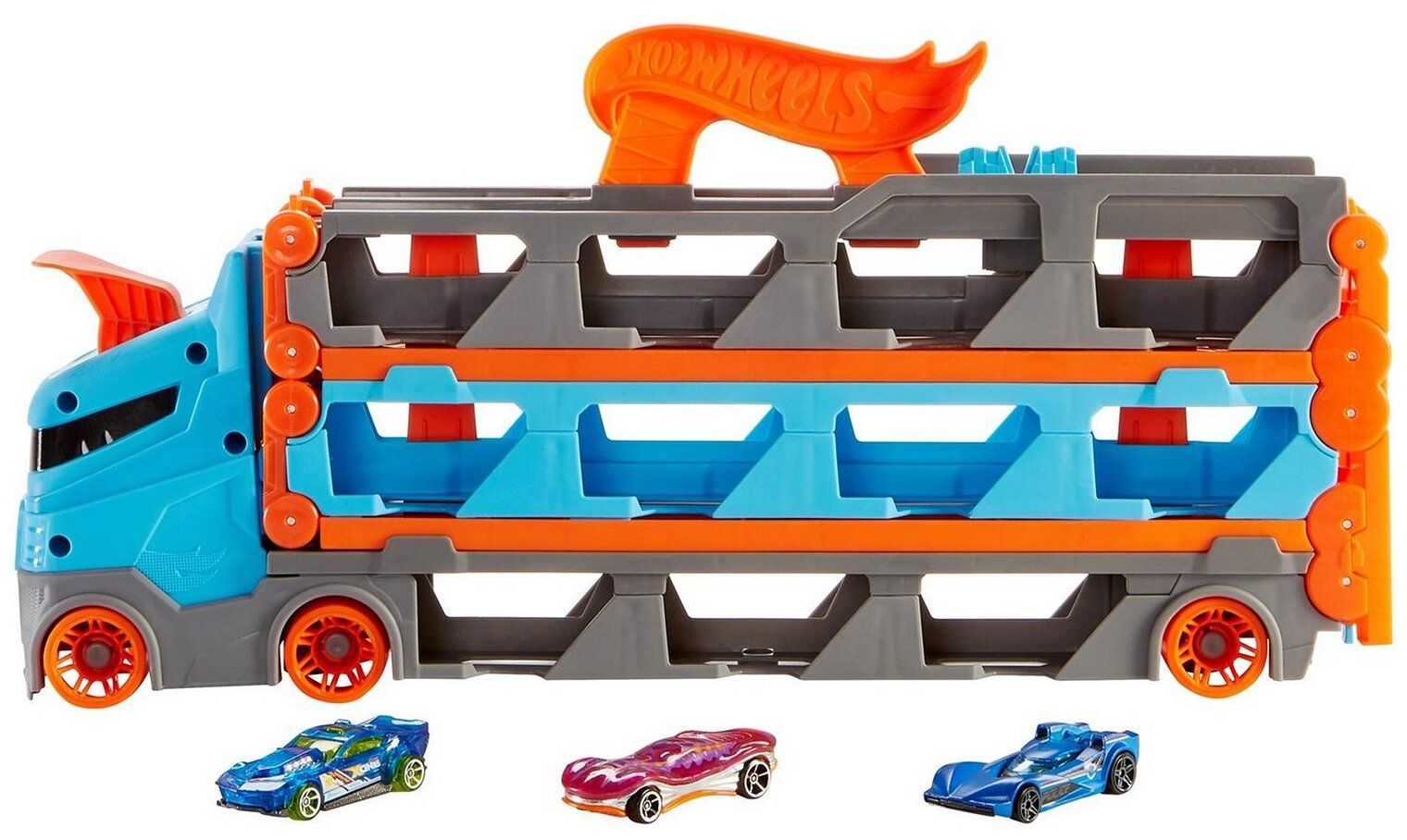 Gvg37 hot wheels грузовик автотрек скоростная