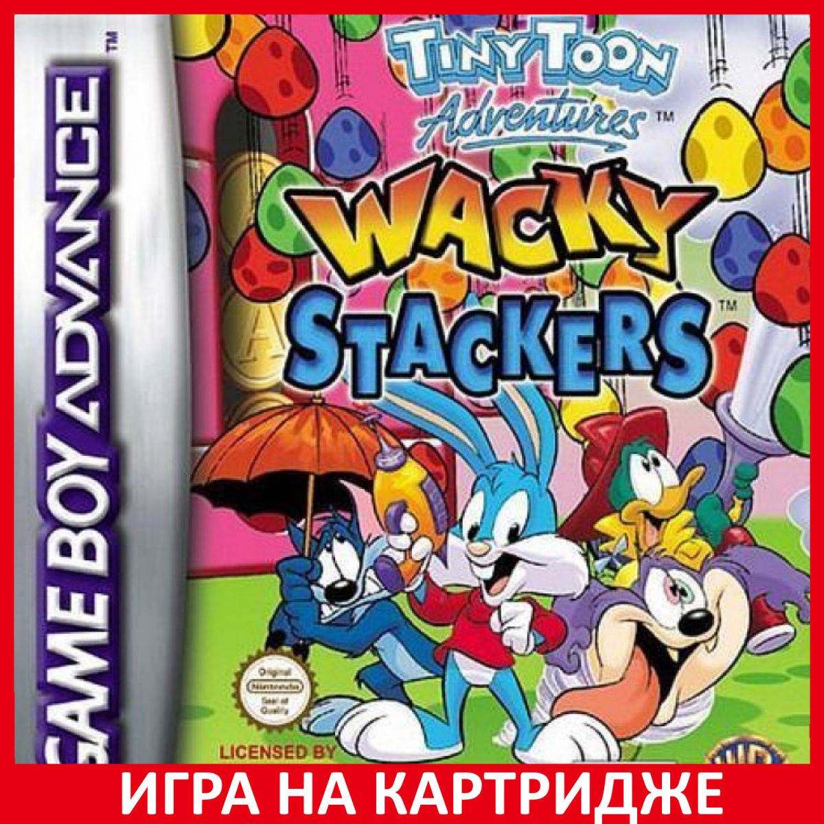 Игра Tiny Toon Adventures Wacky Sta (Nintendo DS, Game Boy Advance, Русская  версия) купить по низкой цене с доставкой в интернет-магазине OZON  (1331056486)