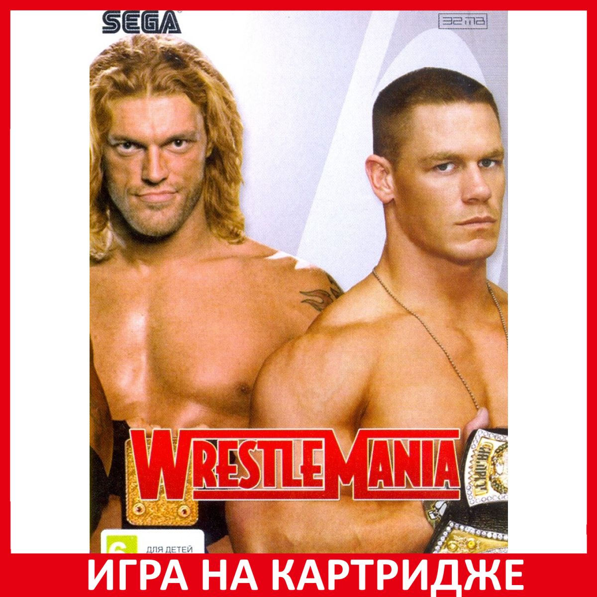 Игра WWF Wrestlemania (Реслинг Мания) 16 bit Картридж для Sega