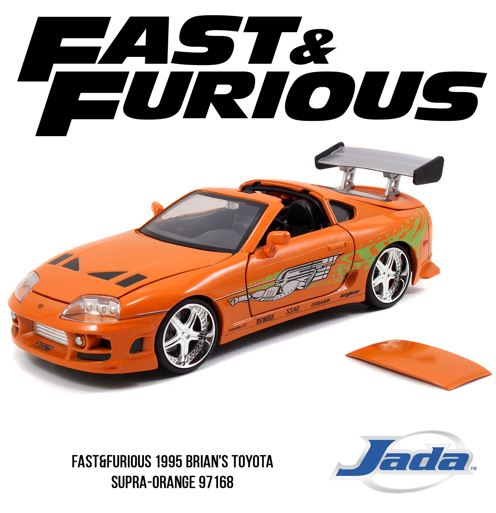 Коллекционная модель JADA Супра из Форсажа Fast & Furious Toyota Supra 1995  1:24 масштаб - купить с доставкой по выгодным ценам в интернет-магазине  OZON (1331363243)