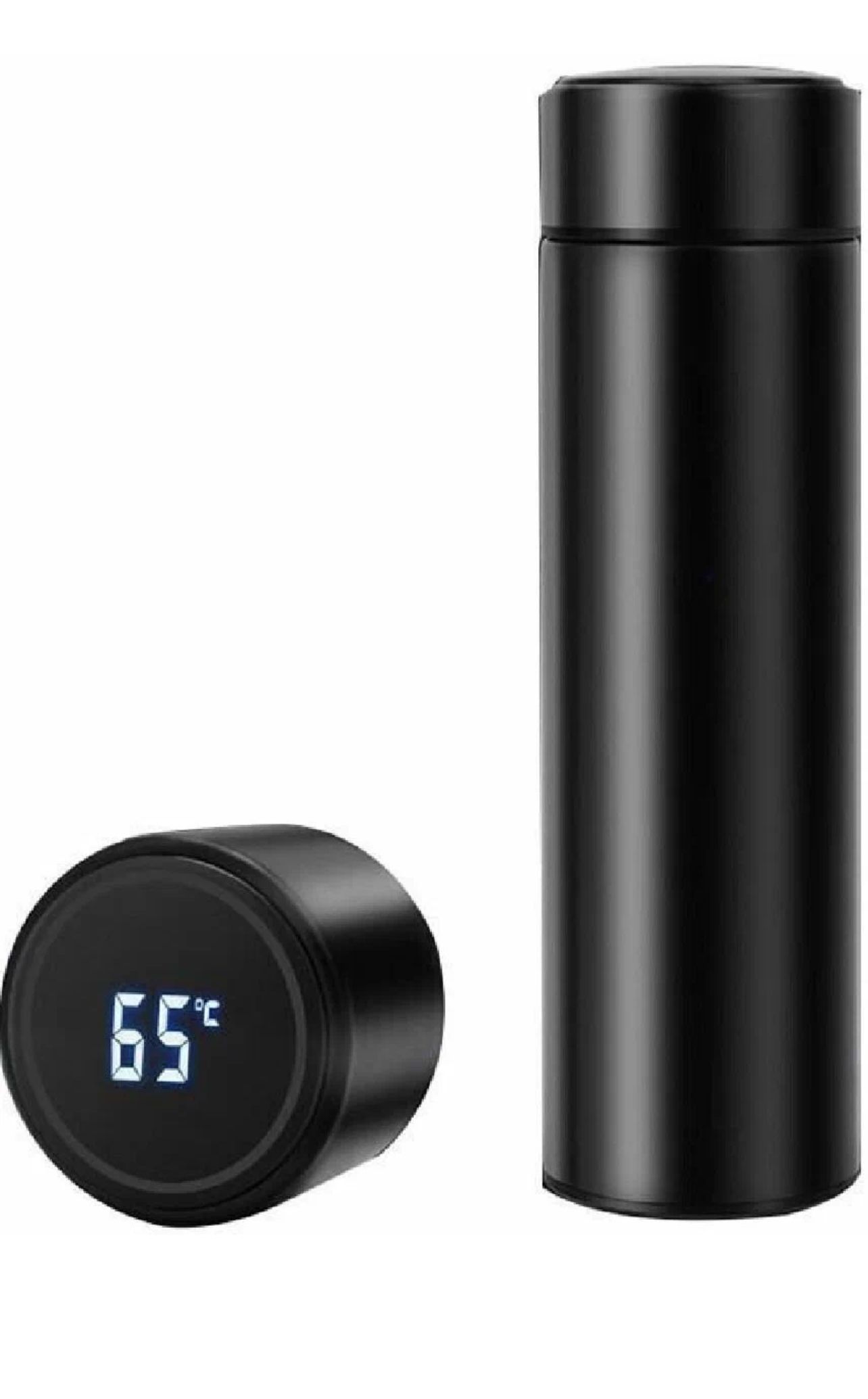 Термос condition, 0,45 л. Satoshi термос-кружка с датчиком температуры 450мл, нерж. Термос с температурным дисплеем. (черный). Умный термос с датчиком температуры 500мл wa-61.