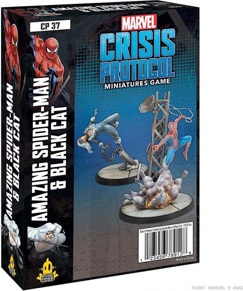 Настольная игра MARVEL CRISIS PROTOCOL: AMAZING SPIDER-MAN & BLACK CAT EN -  купить с доставкой по выгодным ценам в интернет-магазине OZON (1339487608)