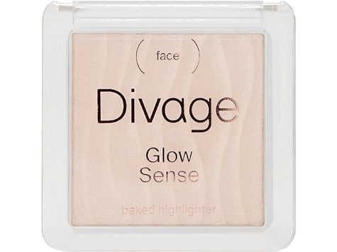 Хайлайтер для лица запеченный DIVAGE Glow Sense Baked Highlighter