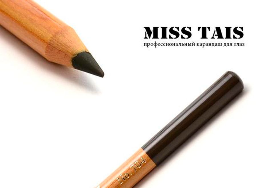 Miss tais для глаз. Miss tais 704. Оливковый карандаш для глаз. Карандаш Miss tais 701.