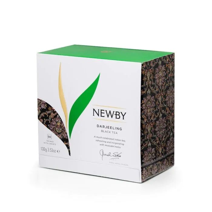 Чай 50 пакетов. Чай Ньюби пакетированный черный. Чай черный Newby Classic Darjeeling. Чай зеленый в пакетиках Newby. Чай Newby Darjeeling, 25*2 г..