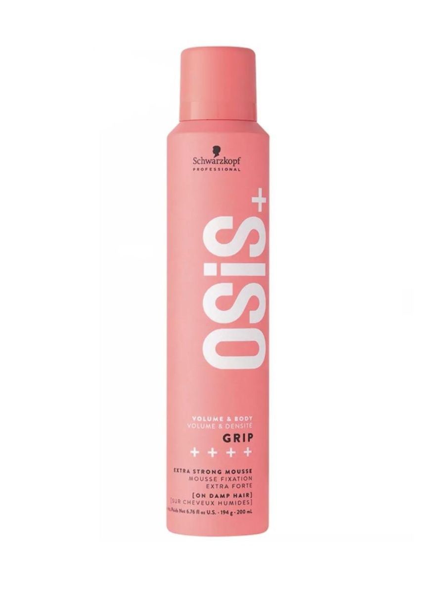 Schwarzkopf Professional Osis+ Мусс для укладки волос Grip сверхсильной фиксации профессиональный 200 мл