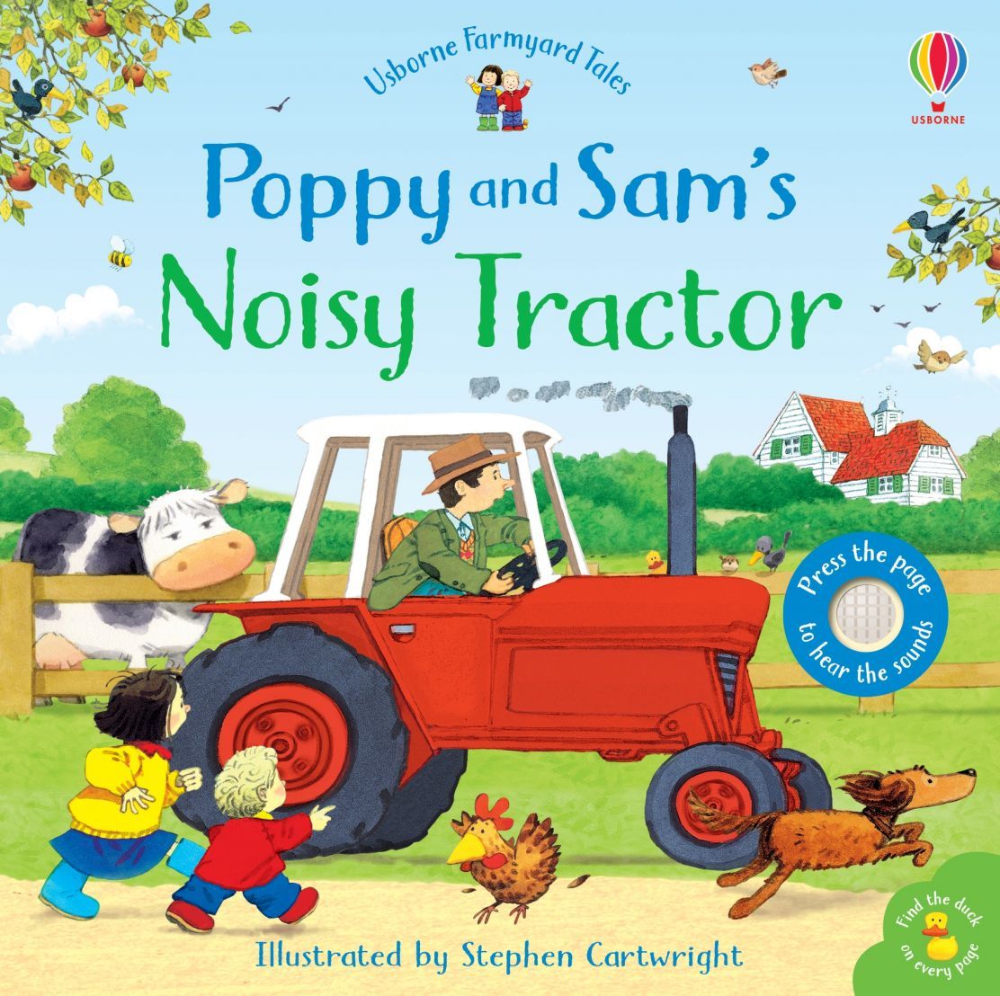 Трактор Сэм. Poppy and Sam's Noisy Train. Poppy and Sam tractor in Trouble. Noise. The tractor is Running.