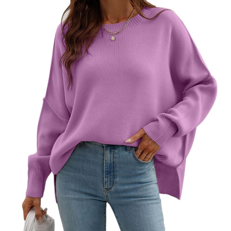 Фиолетовый Свитер Женский Купить