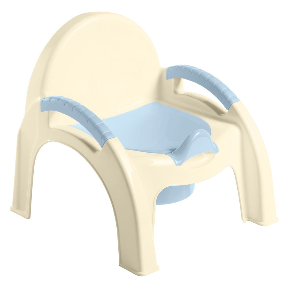 Горшок-стульчик Пластишка, 310 x 300 x 300 мм, светло-голубой #1