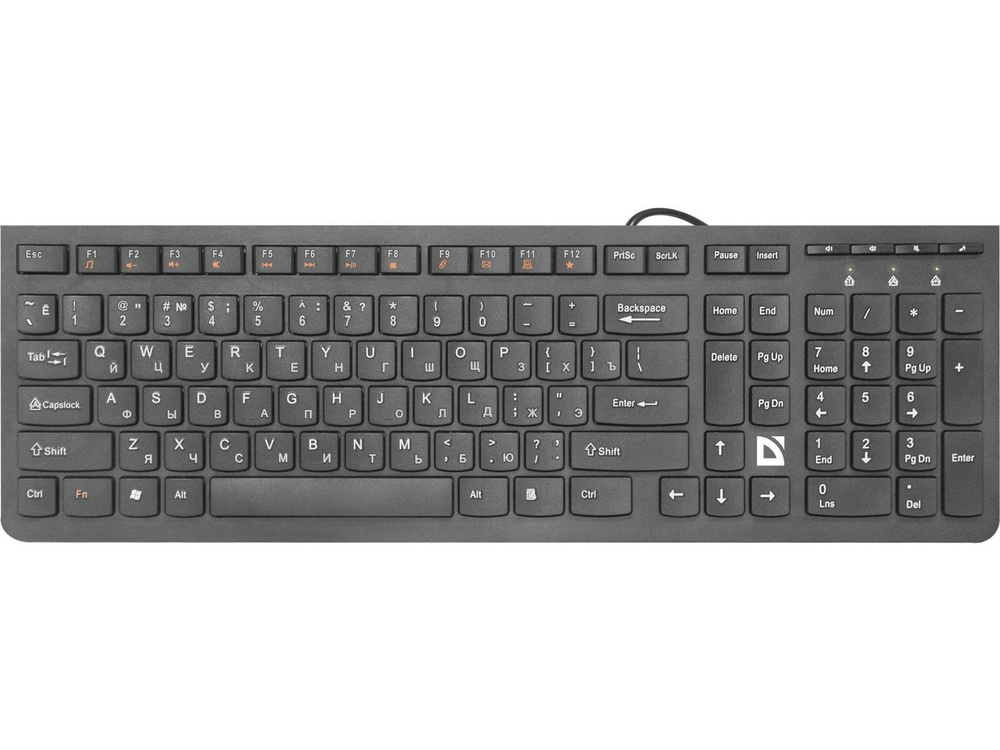 Проводная клавиатура Defender UltraMate SM-530 RU, черный, мультимедиа  #1
