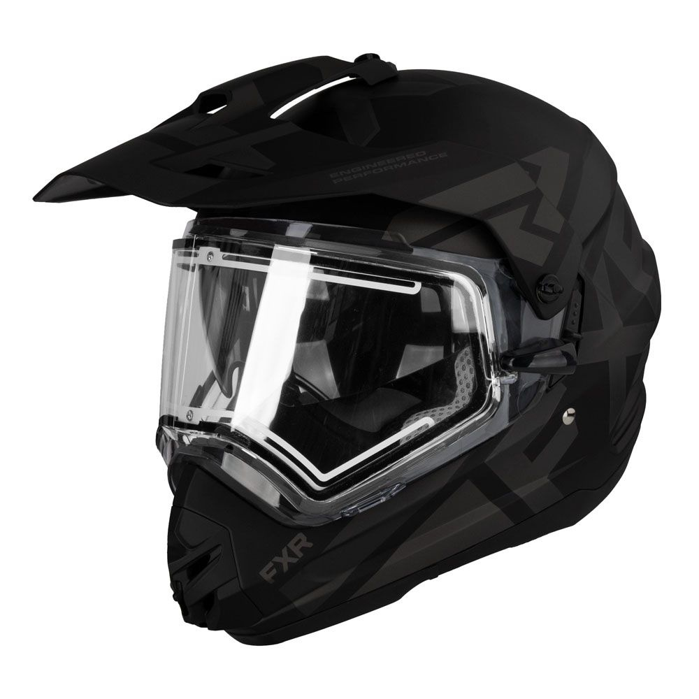 FXR Шлем для снегохода, цвет: черный, размер: S #1