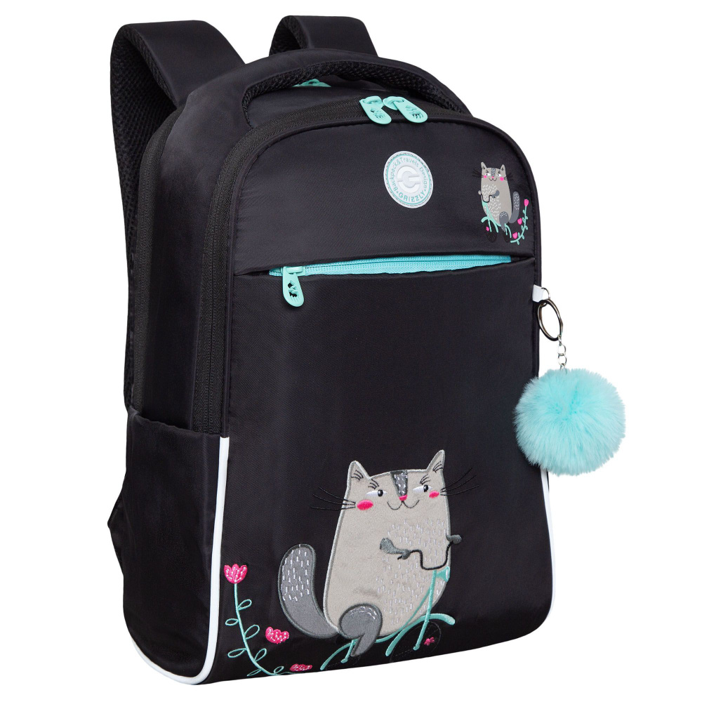 Школьный Grizzly рюкзак для девочек: модный и практичный, RG-367-3/3  #1