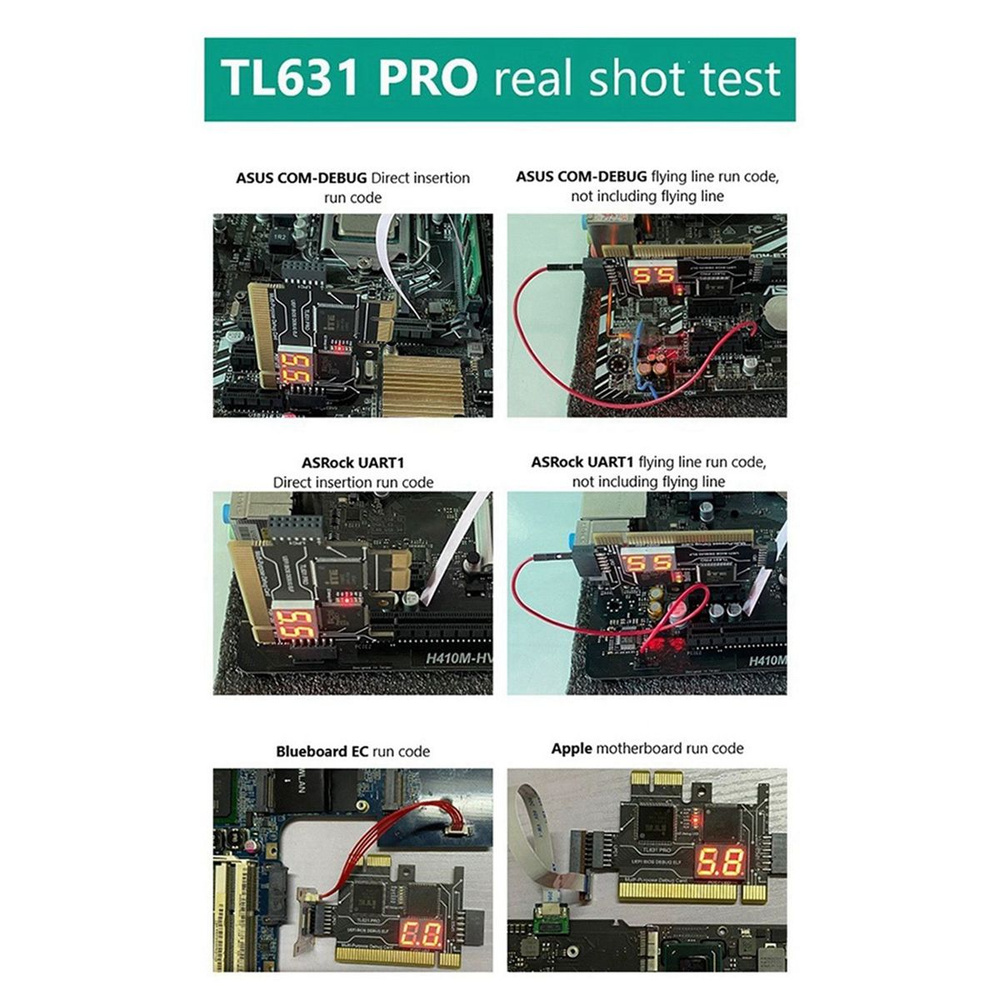 TL631 Pro LPC-DEBUG Диагностическая карта + карта расширения PCI PCI-E ...