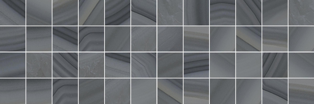 Керамическая плитка Laparet Agat Декор мозаичный серый MM60085 20х60  #1
