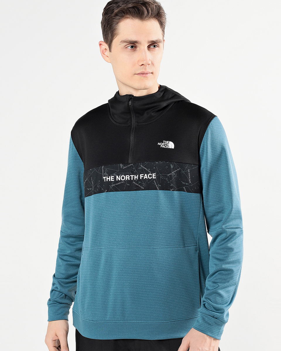 north face train n logo full zip hooded jacket