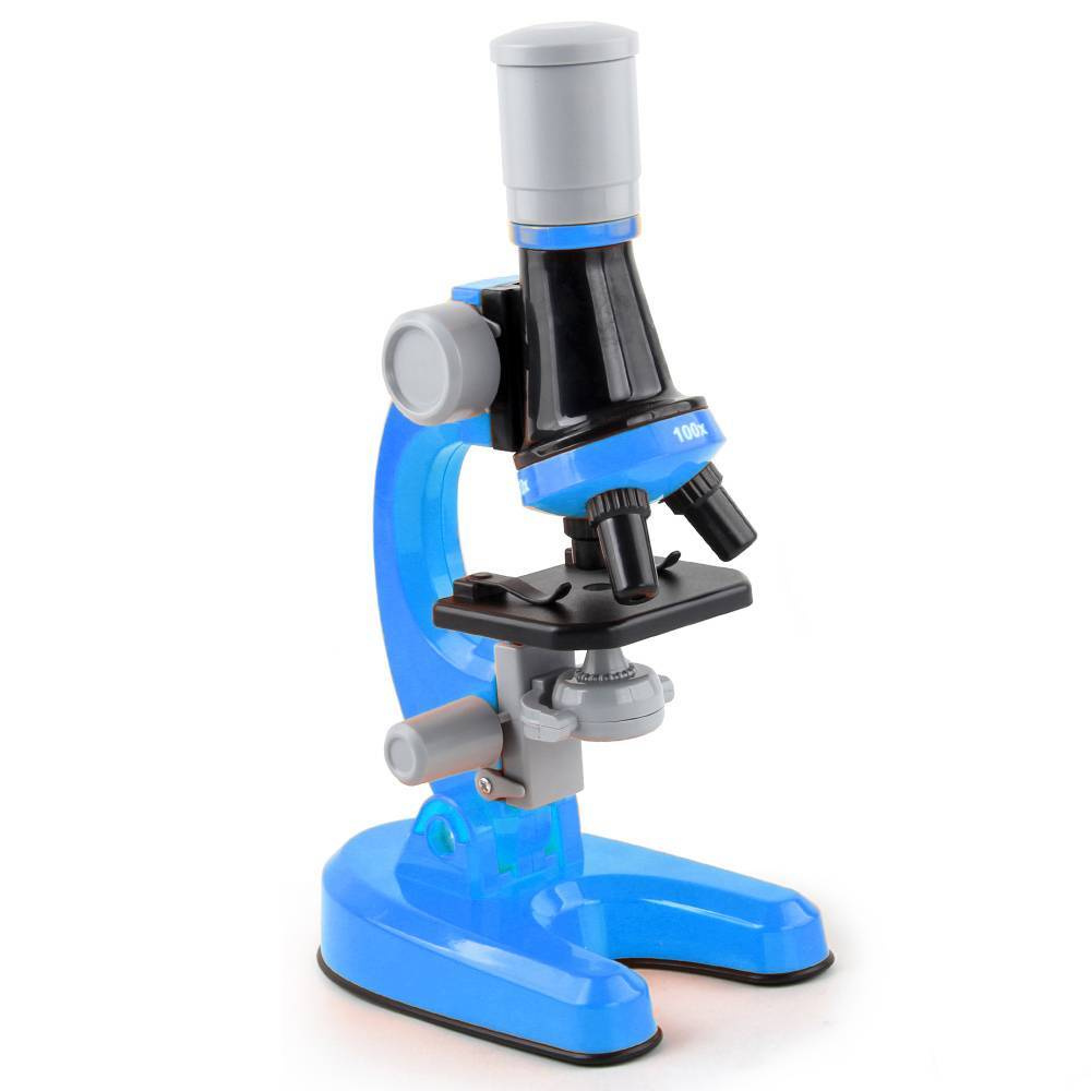  для опытов с микроскопом детский Scientific microscope синий .