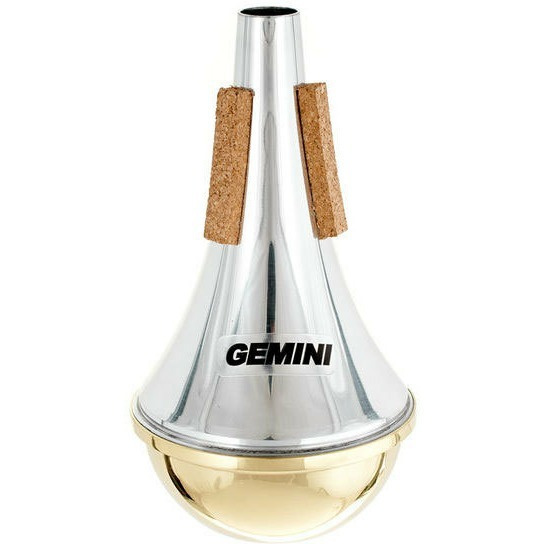 Сурдина для трубы, Straight, алюминий/латунь, Gemini Tom Crown GEMB ...