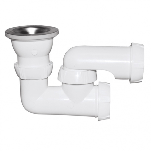 Сифон для душевого поддона WIRQUIN регулируемый выпуск 70 мм слив 40 мм ...