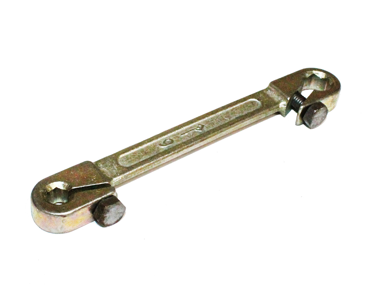 Ключ для тормозных трубок 7х11мм с двойным поджимом (Автом) -  с .