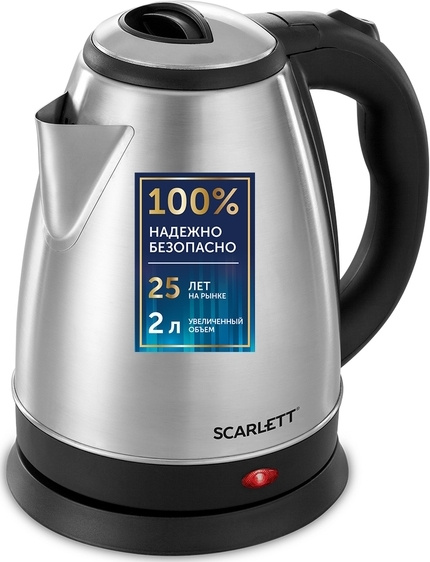 Электрический чайник Scarlett SC-EK21S24, серебристый #1