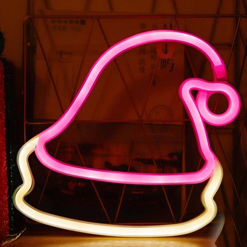 SPT-Neon Light-Christmas-Hat 