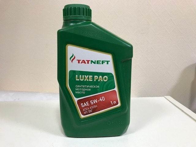Моторное масло Татнефть 5W-40 Синтетическое 1 л - купить в интернет ...