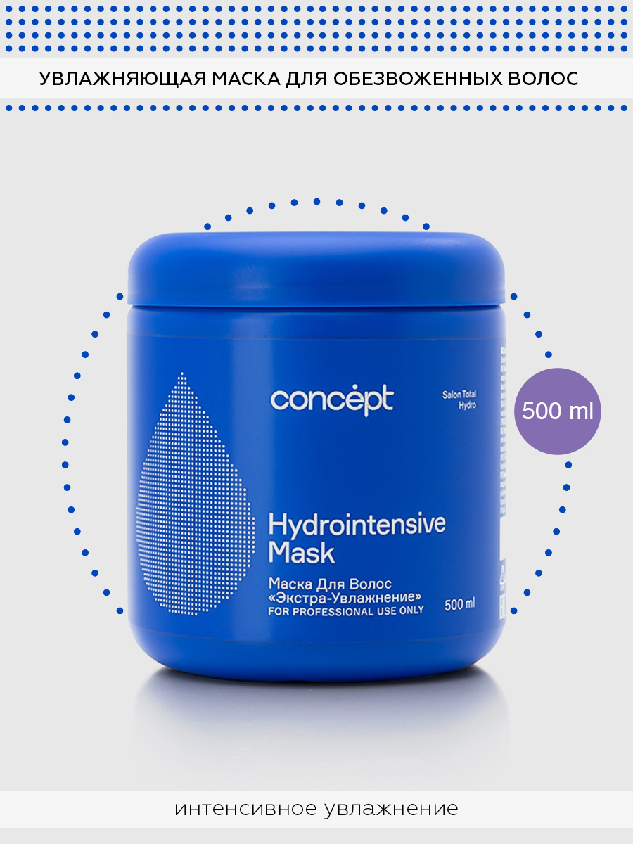 Concept Маска для волос Hydrointension Mask профессиональная для сухих ...