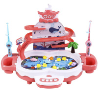 Рыбалка магнитная для детей Интерактивная игра Детская игрушка, розовая. Спонсорские товары